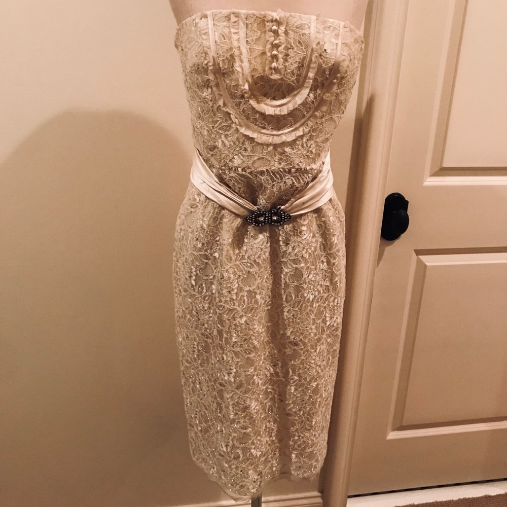 BCBG MaxAzria Lace Cocktail Dress